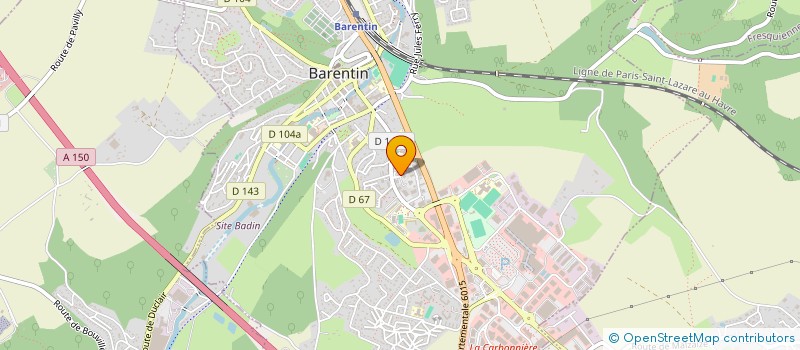 localisation de l'entreprise MONSIEUR HUGUES LESIEUR  BARENTIN