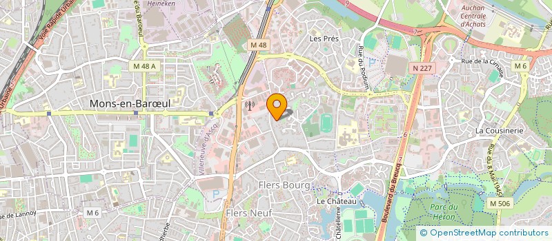 localisation de l'entreprise MONSIEUR HUGUES LESNE à VILLENEUVE-D'ASCQ