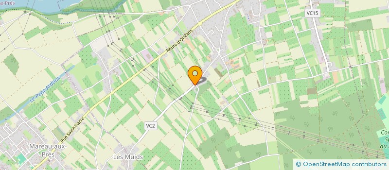 localisation de l'entreprise MONSIEUR HUGUES LETEVE à SAINT-HILAIRE-SAINT-MESMIN