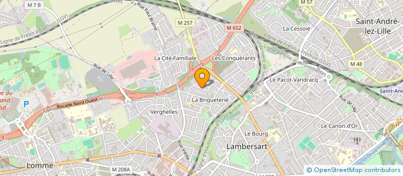 localisation de l'entreprise MONSIEUR HUGUES LETOQUART à LAMBERSART