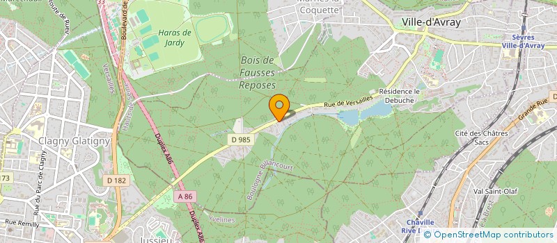 localisation de l'entreprise MONSIEUR HUGUES LISAN  MARNES-LA-COQUETTE