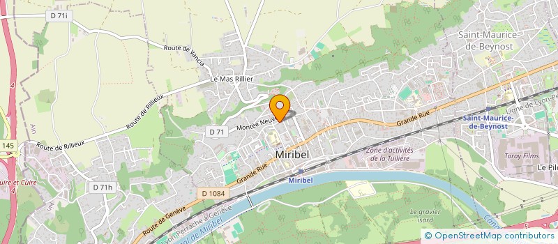 localisation de l'entreprise MONSIEUR HUGUES LOUIS MARIE CHAFFARDON à MIRIBEL