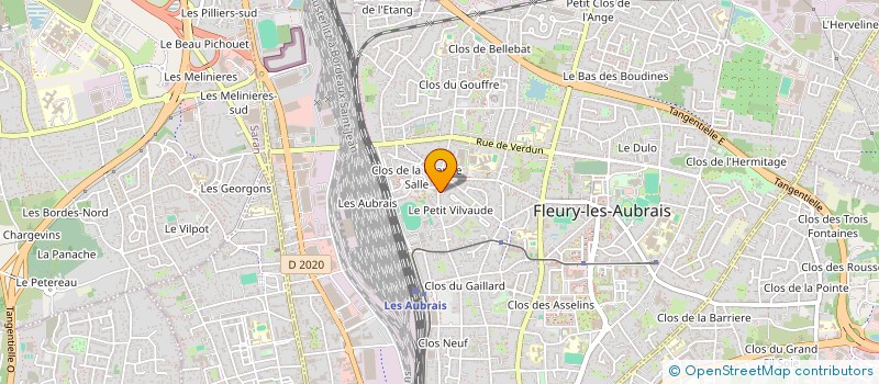 localisation de l'entreprise MONSIEUR HUGUES M BANDZA BOUKOULOU à FLEURY-LES-AUBRAIS