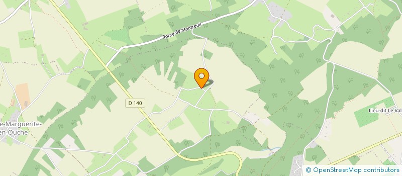 localisation de l'entreprise MONSIEUR HUGUES MAIRESSE  LE NOYER-EN-OUCHE