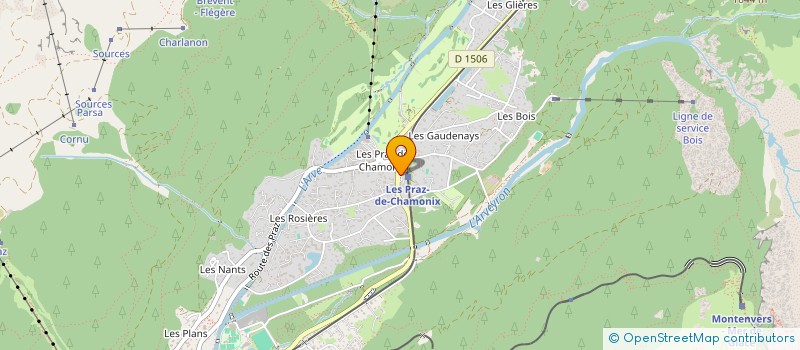 localisation de l'entreprise MONSIEUR HUGUES MANDRILLON à CHAMONIX-MONT-BLANC