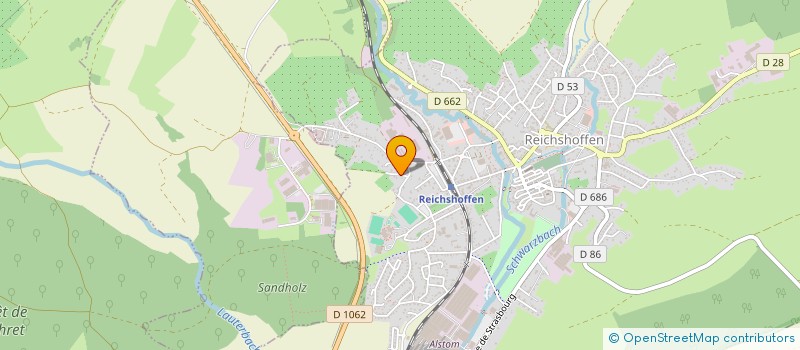 localisation de l'entreprise MONSIEUR HUGUES MANGA ESSOUMA  REICHSHOFFEN