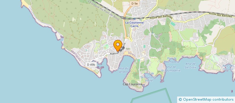 localisation de l'entreprise MONSIEUR HUGUES MARDELLE à MARTIGUES