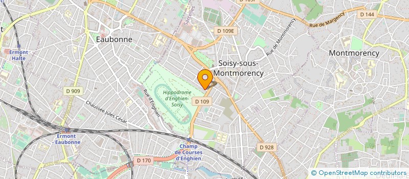 localisation de l'entreprise MONSIEUR HUGUES-MARIE DUCLOS à SOISY-SOUS-MONTMORENCY