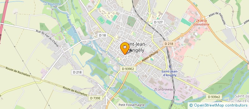 localisation de l'entreprise MONSIEUR HUGUES MARIT  SAINT-JEAN-D'ANGELY