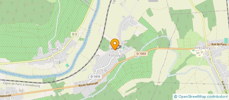 localisation de l'entreprise MONSIEUR HUGUES MARQUIGNY  FOSSOY