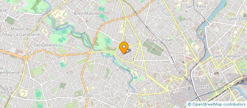 localisation de l'entreprise MONSIEUR HUGUES MARSOIN à NANTES