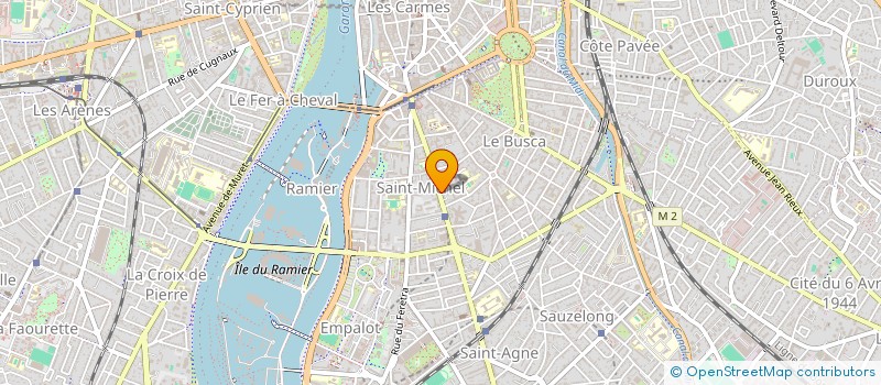 localisation de l'entreprise MONSIEUR HUGUES MASSOUTIER à TOULOUSE