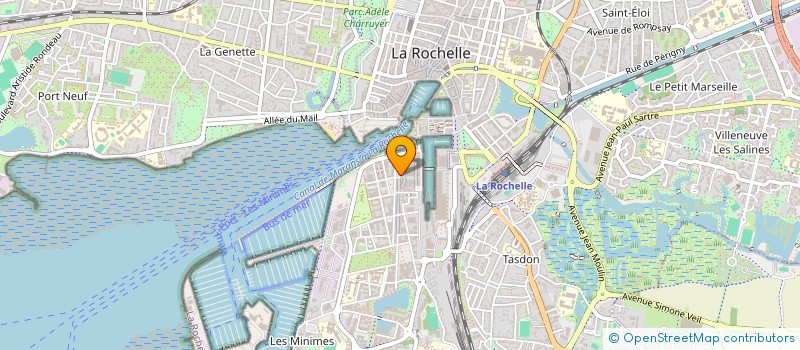 localisation de l'entreprise MONSIEUR HUGUES MELEDJE  LA ROCHELLE