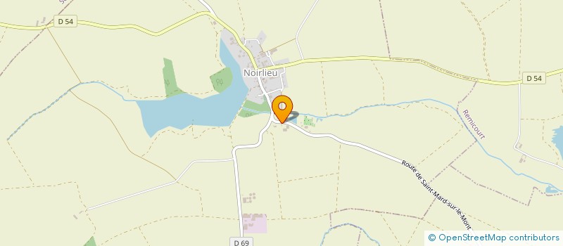 localisation de l'entreprise MONSIEUR HUGUES MICHEL  NOIRLIEU