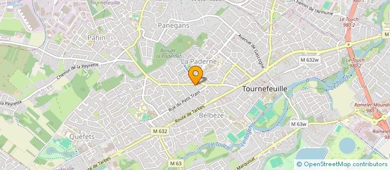 localisation de l'entreprise MONSIEUR HUGUES MICHEL LEDOUX KENFACK GUEDIA  TOURNEFEUILLE