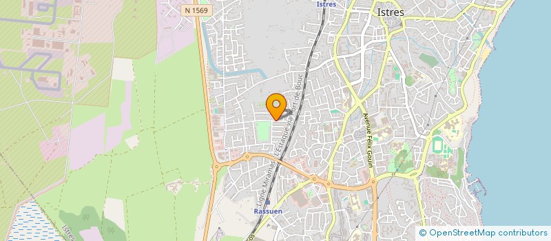 localisation de l'entreprise MONSIEUR HUGUES MIMEY  ISTRES