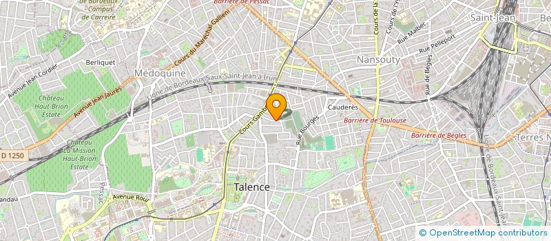 localisation de l'entreprise MONSIEUR HUGUES MORIZOT à TALENCE