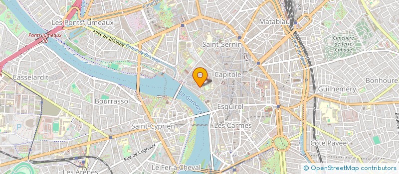 localisation de l'entreprise MONSIEUR HUGUES NOUAILLE DEGORCE à TOULOUSE