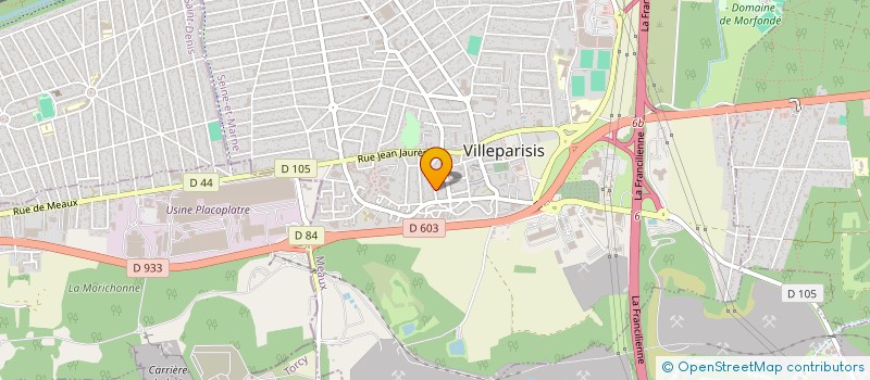 localisation de l'entreprise MONSIEUR HUGUES OURCIVAL  VILLEPARISIS