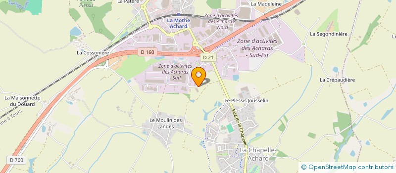 localisation de l'entreprise MONSIEUR HUGUES PAJOT à LES ACHARDS