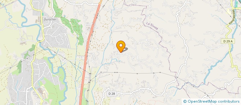 localisation de l'entreprise MONSIEUR HUGUES PAUL BONHEUR  LE LAMENTIN