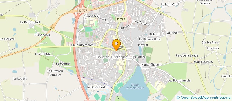 localisation de l'entreprise MONSIEUR HUGUES PIGET à BAIN-DE-BRETAGNE