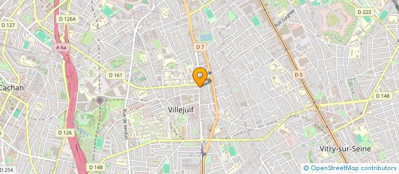 localisation de l'entreprise MONSIEUR HUGUES PINGUET à VILLEJUIF