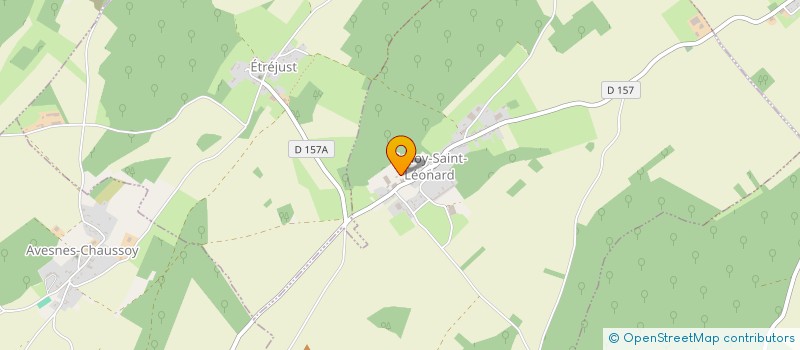 localisation de l'entreprise MONSIEUR HUGUES POIRE  BELLOY-SAINT-LEONARD