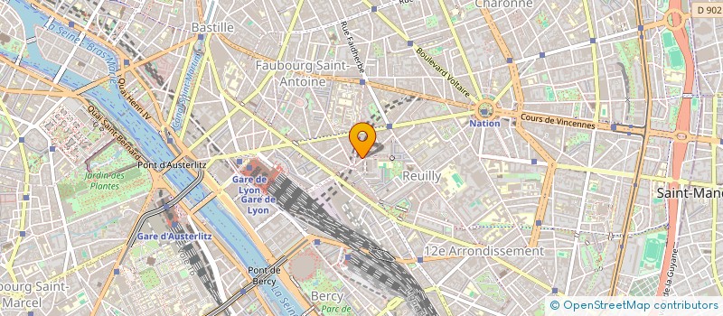 localisation de l'entreprise MONSIEUR HUGUES POUILLOT  PARIS