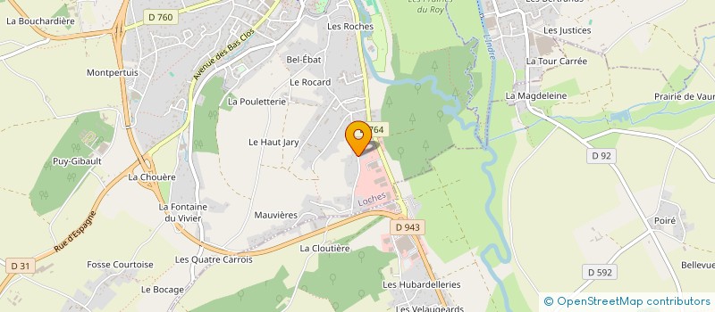 localisation de l'entreprise MONSIEUR HUGUES PROT à LOCHES