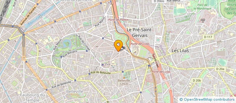 localisation de l'entreprise MONSIEUR HUGUES RABOTEUR  PARIS