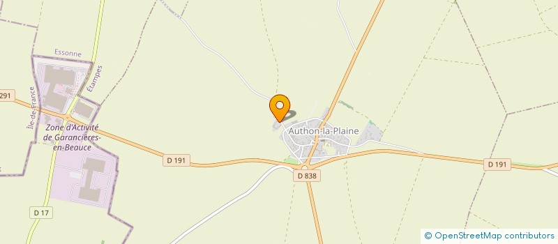 localisation de l'entreprise MONSIEUR HUGUES RAMBAUD  AUTHON-LA-PLAINE