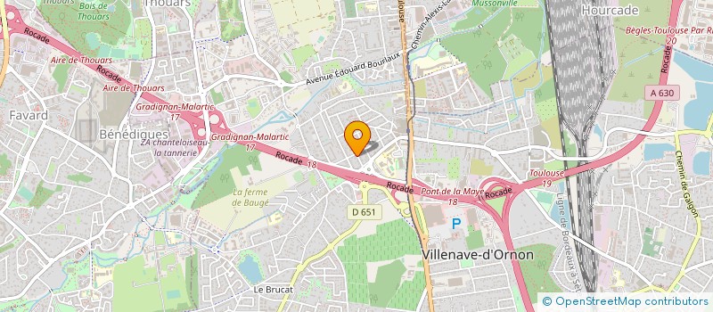 localisation de l'entreprise MONSIEUR HUGUES RECALT  VILLENAVE-D'ORNON