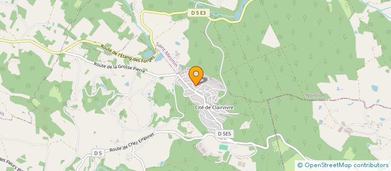 localisation de l'entreprise MONSIEUR HUGUES REJOU  SAINT PANTALY D'EXCIDEUIL