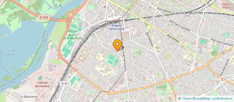 localisation de l'entreprise MONSIEUR HUGUES REMINIAC à ANGERS