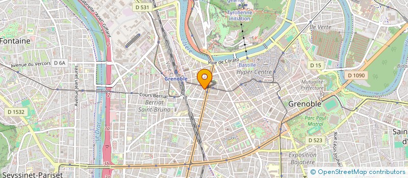 localisation de l'entreprise MONSIEUR HUGUES RIFFARD  GRENOBLE