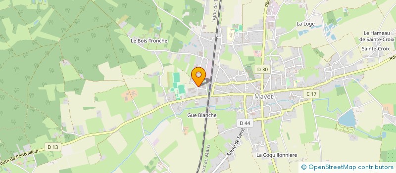 localisation de l'entreprise MONSIEUR HUGUES RIVIERE  VERNEIL LE CHETIF