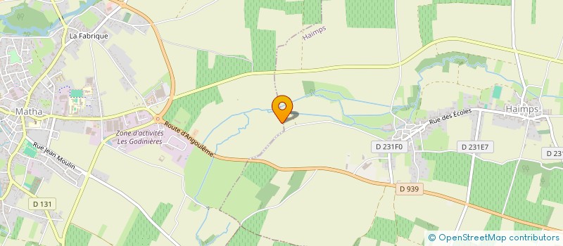 localisation de l'entreprise MONSIEUR HUGUES ROBY  HAIMPS