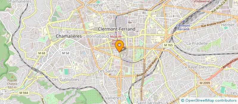 localisation de l'entreprise MONSIEUR HUGUES ROGER à CLERMONT-FERRAND