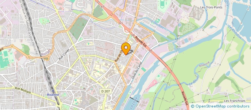 localisation de l'entreprise MONSIEUR HUGUES ROUMEAU à ROANNE