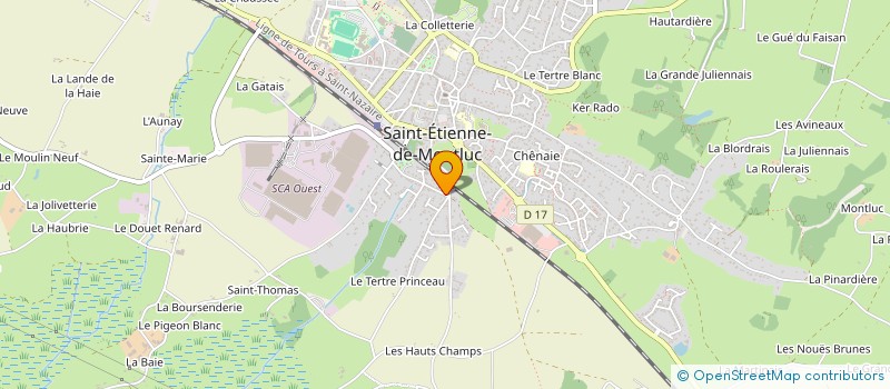localisation de l'entreprise MONSIEUR HUGUES ROUZIOUX à SAINT-ETIENNE-DE-MONTLUC