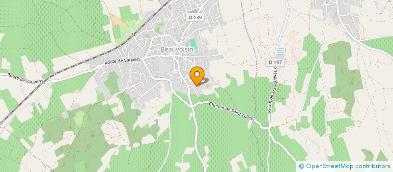 localisation de l'entreprise MONSIEUR HUGUES SAADANI  BEAUVOISIN