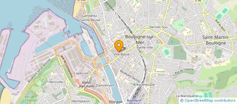 localisation de l'entreprise MONSIEUR HUGUES SAINT-MAXENT  BOULOGNE-SUR-MER