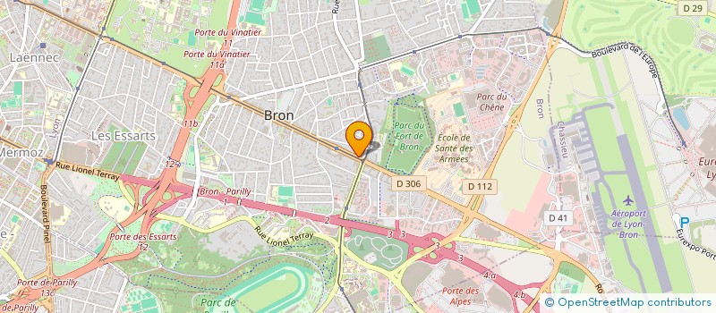 localisation de l'entreprise MONSIEUR HUGUES SCHULTZ  BRON