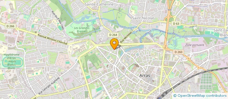 localisation de l'entreprise MONSIEUR HUGUES SELLIER  MERICOURT