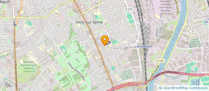 localisation de l'entreprise MONSIEUR HUGUES SERI à VITRY-SUR-SEINE
