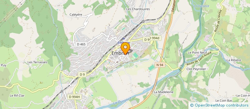 localisation de l'entreprise MONSIEUR HUGUES SILVE  LES ORRES