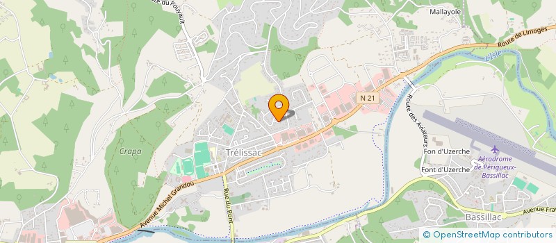 localisation de l'entreprise MONSIEUR HUGUES SOUCHARD  CHAMPCEVINEL