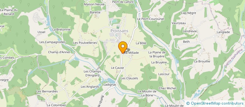 localisation de l'entreprise MONSIEUR HUGUES SOURIAU à MARCILLAC-SAINT-QUENTIN