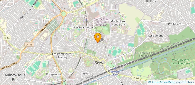 localisation de l'entreprise MONSIEUR HUGUES STURBOIS à SEVRAN